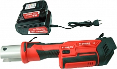 Аккумуляторный гидравлический радиальный пресс для обжима фитингов Voll V-Press Аккумуляторный гидравлический радиальный пресс для обжима фитингов Voll V-Press